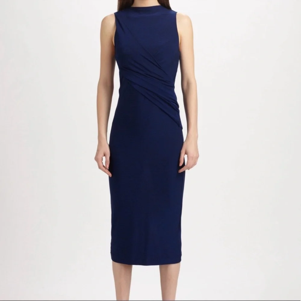 Alexander Wang Black Midi Fitted Dress ( Ultra Stretchy) - Picture 4 of 9